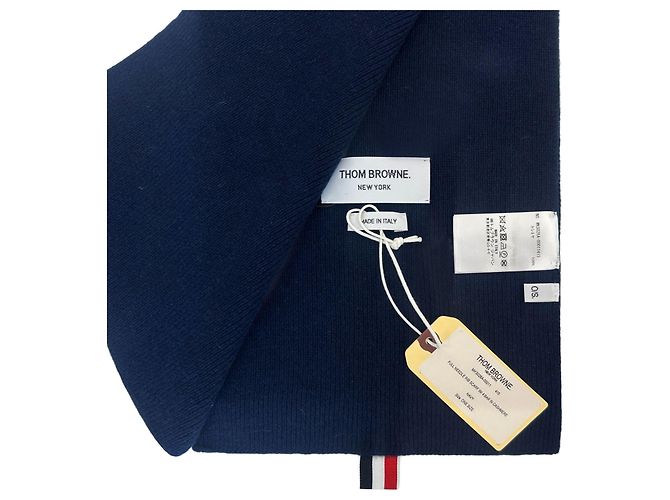 Thom Browne Sciarpa in Cashmere Armband Blu - vista 8