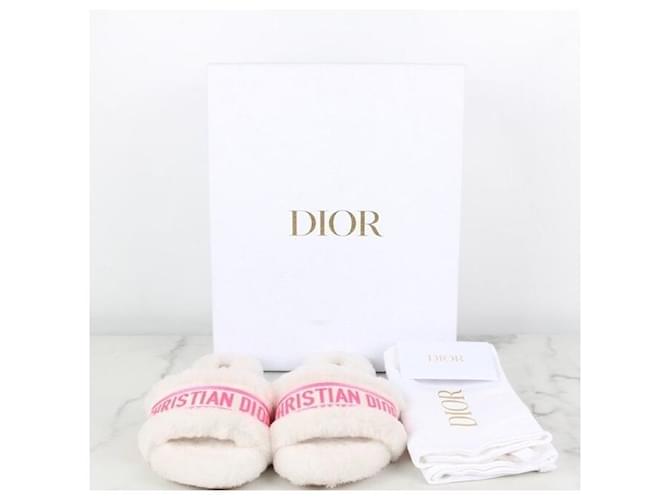 Dior Mule in shearling con logo Multicolore - vista 2