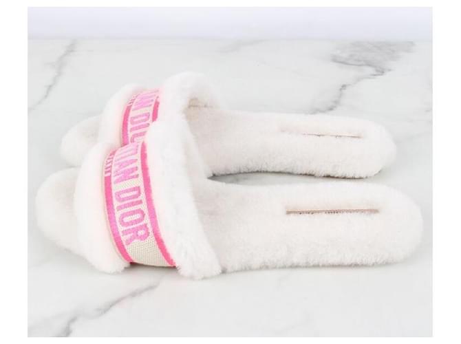 Dior Mule in shearling con logo Multicolore - vista 3