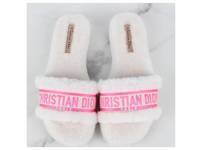 Dior Mule in shearling con logo Multicolore - vista 4