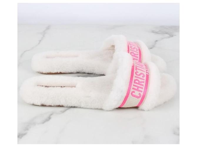 Dior Mule in shearling con logo Multicolore - vista 6