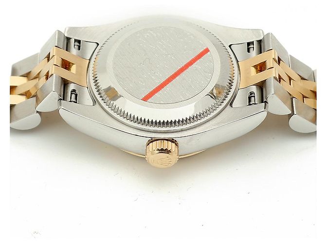 Rolex Original Diamond Datejust Combi Damen Uhr mit Garantie Golden - Ansicht 13