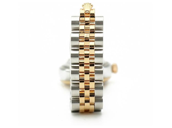 Rolex Original Diamond Datejust Combi Damen Uhr mit Garantie Golden - Ansicht 18