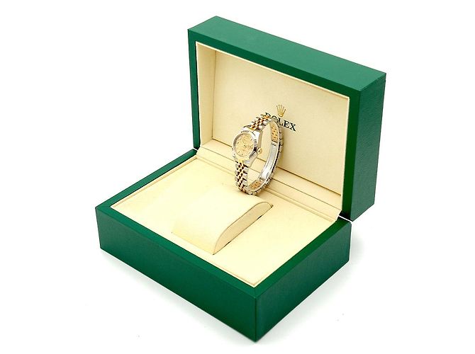 Rolex Original Diamond Datejust Combi Damen Uhr mit Garantie Golden - Ansicht 26