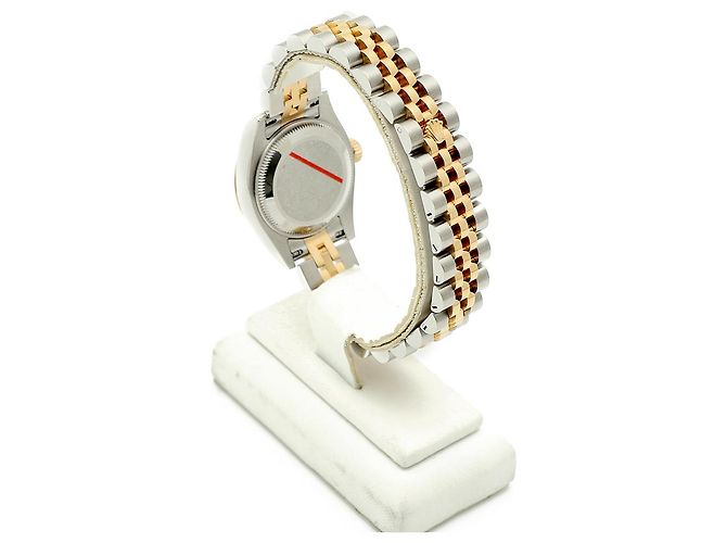 Rolex Original Diamond Datejust Combi Damen Uhr mit Garantie Golden - Ansicht 6