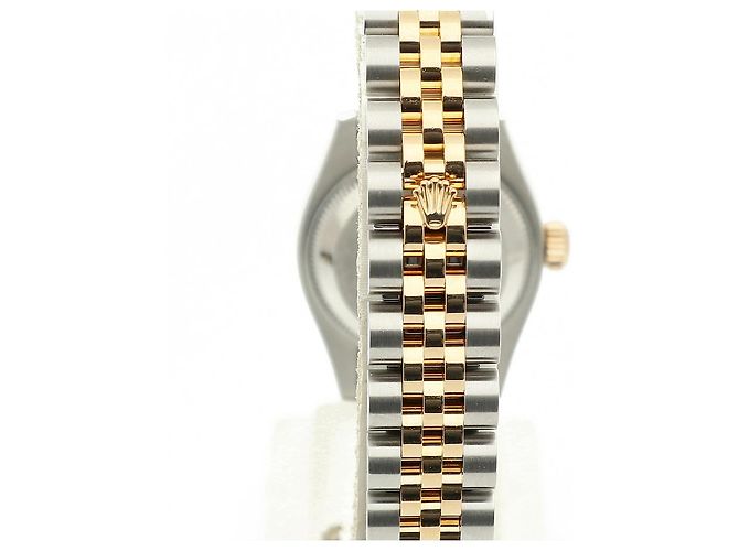 Rolex Original Diamond Datejust Combi Damen Uhr mit Garantie Golden - Ansicht 8
