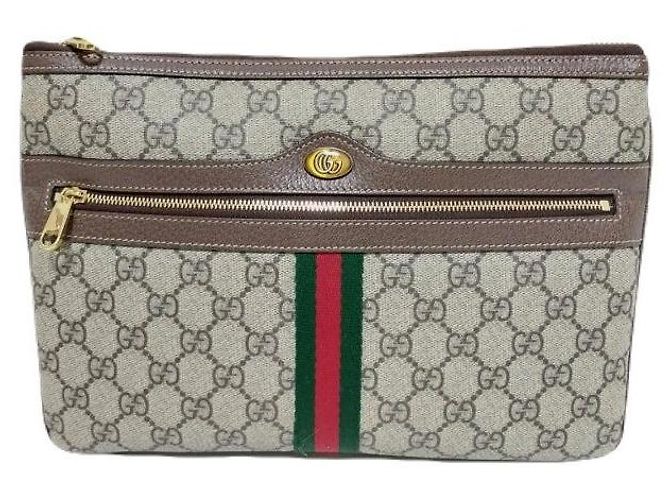 Gucci Clutch Ophidia GG Supreme Three Stripe Multicolore - vista 6