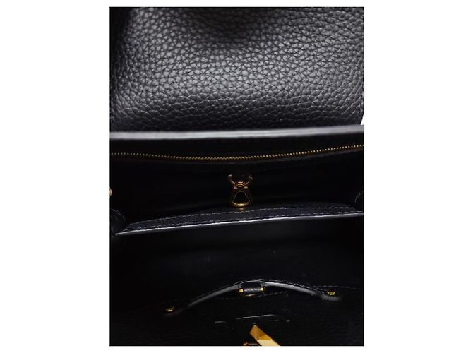 Louis Vuitton Capucines BB Schultertasche Black Leopard Monogram Schwarz - Ansicht 5