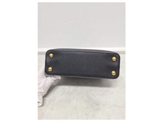 Louis Vuitton Capucines BB Schultertasche Black Leopard Monogram Schwarz - Ansicht 7