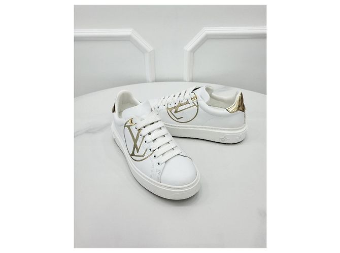 Louis Vuitton LV Gold Timeout Sneaker Silber - Ansicht 3