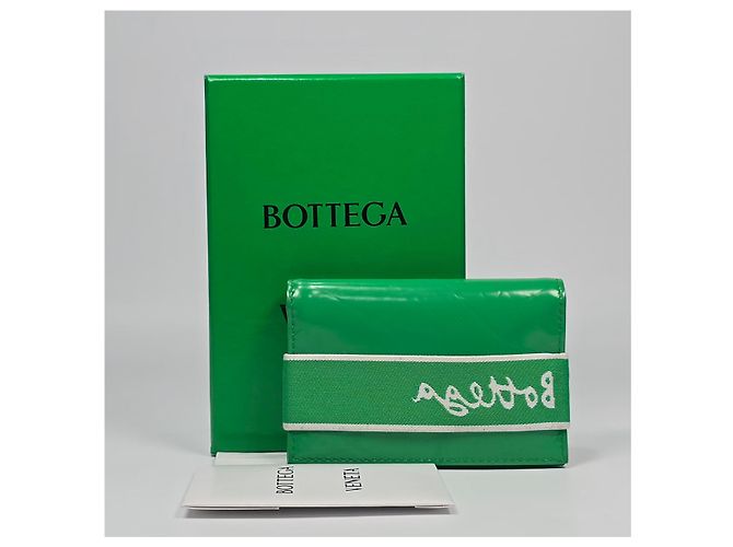 Bottega Veneta Tarjetero de cuero arrugado - vista 2