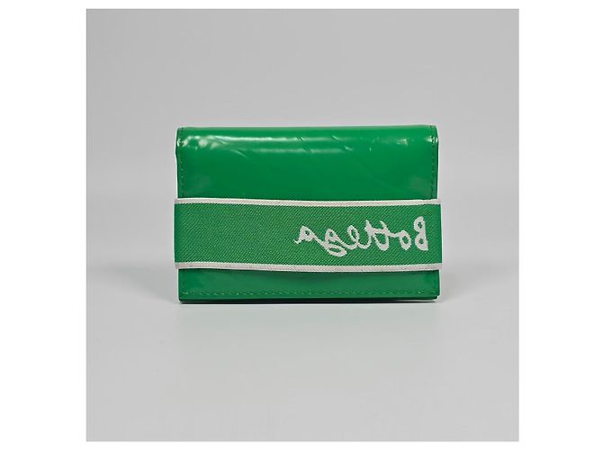 Bottega Veneta Tarjetero de cuero arrugado - vista 3
