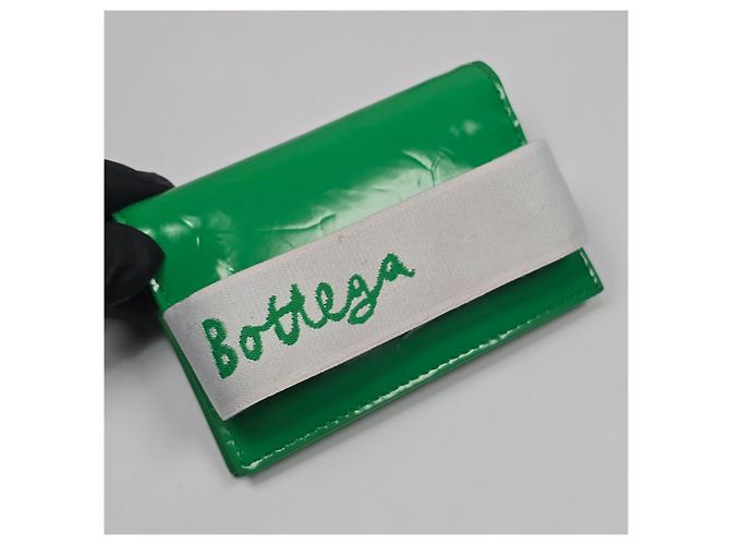 Bottega Veneta Tarjetero de cuero arrugado - vista 6