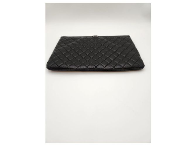 Chanel Clutch Boy Large Black Series Nero - vista 10