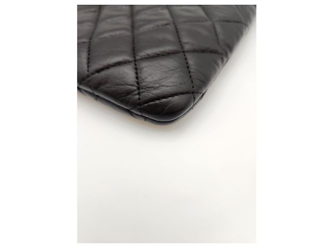 Chanel Clutch Boy Large Black Series Nero - vista 12
