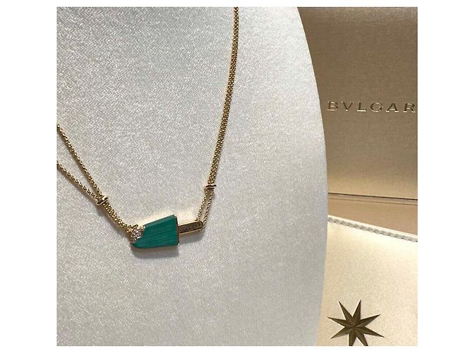 Bulgari Collana Gelati Malachite Pink Gold Multicolore - vista 2