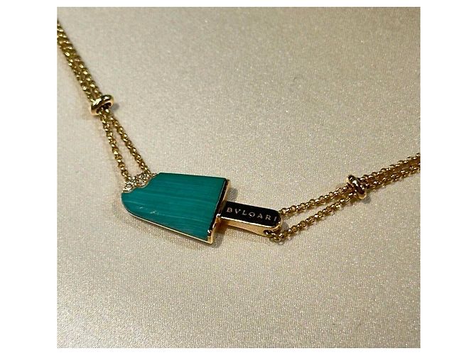 Bulgari Collana Gelati Malachite Pink Gold Multicolore - vista 3