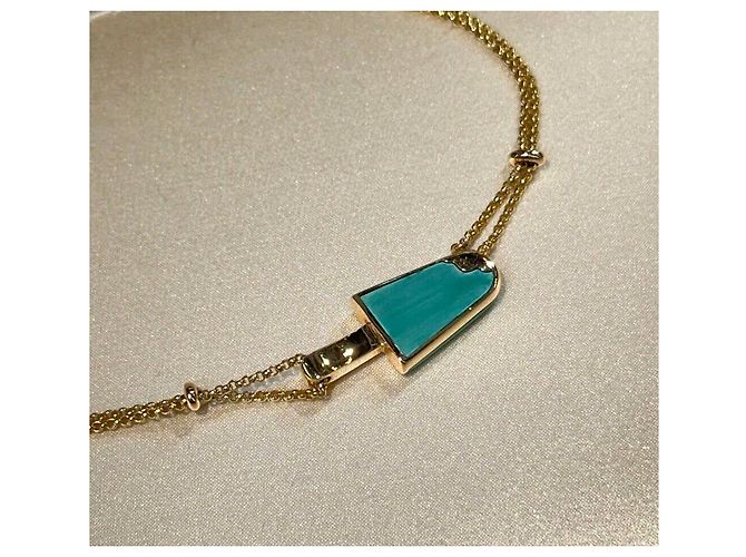 Bulgari Collana Gelati Malachite Pink Gold Multicolore - vista 4
