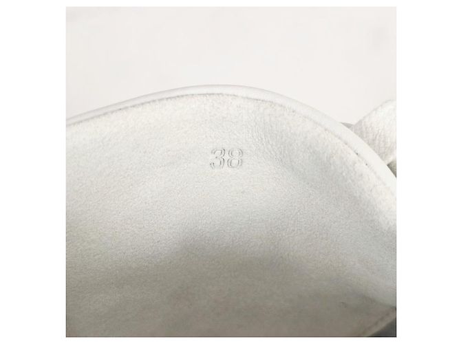 Hermès Sneakers da donna con suola sottile in Blanc Argento - vista 14