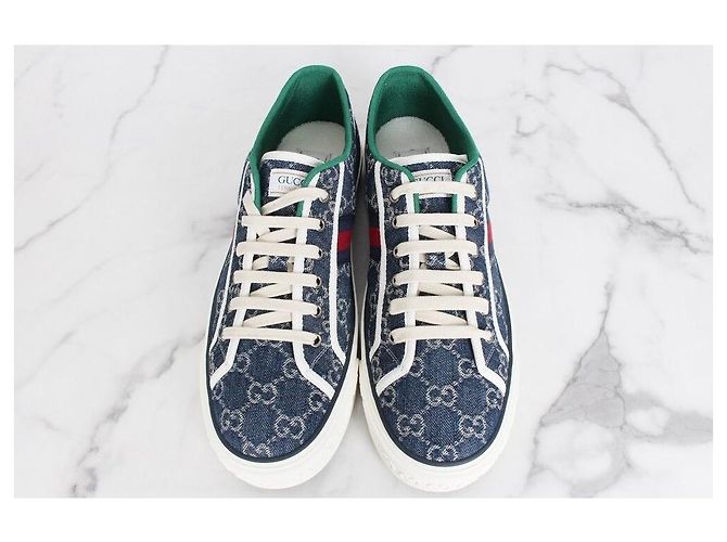 Gucci Sneakers da Tennis in Denim Multicolore - vista 7