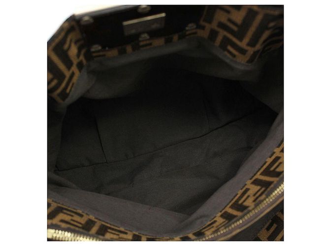 Fendi Bolsa de ombro com corrente larga Juka Mia Marrom - vista 10