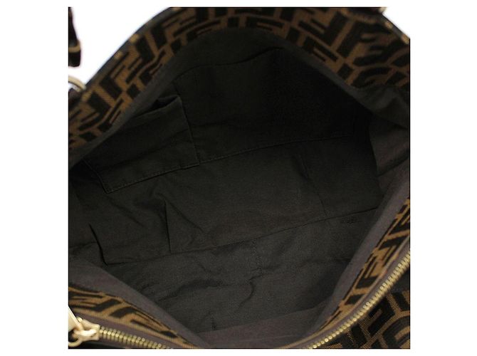 Fendi Bolsa de ombro com corrente larga Juka Mia Marrom - vista 11