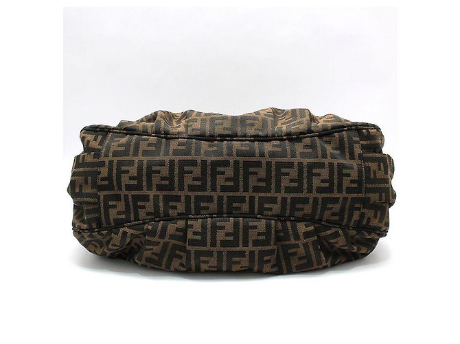Fendi Bolsa de ombro com corrente larga Juka Mia Marrom - vista 5