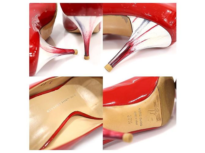 Giuseppe Zanotti Décolleté VIV in vernice rossa da donna Rosso - vista 7