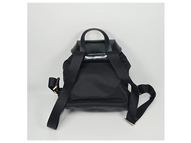 Prada Zaino in Re-Nylon e pelle spazzolata Argento - vista 4