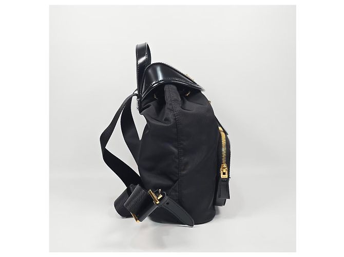 Prada Zaino in Re-Nylon e pelle spazzolata Argento - vista 6