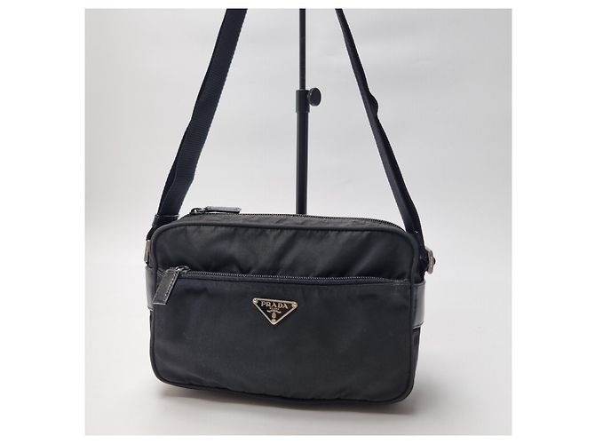 Prada Borsa per Fotocamera in Nylon Unisex (Premium) Nero - vista 3