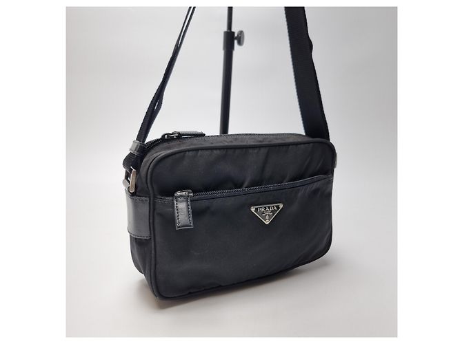 Prada Borsa per Fotocamera in Nylon Unisex (Premium) Nero - vista 5