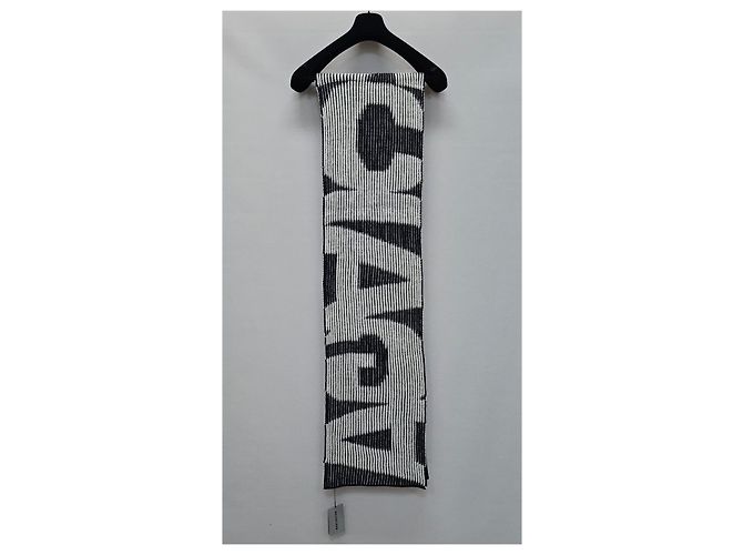 Balenciaga Sciarpa in lana con logo stampato Multicolore - vista 4