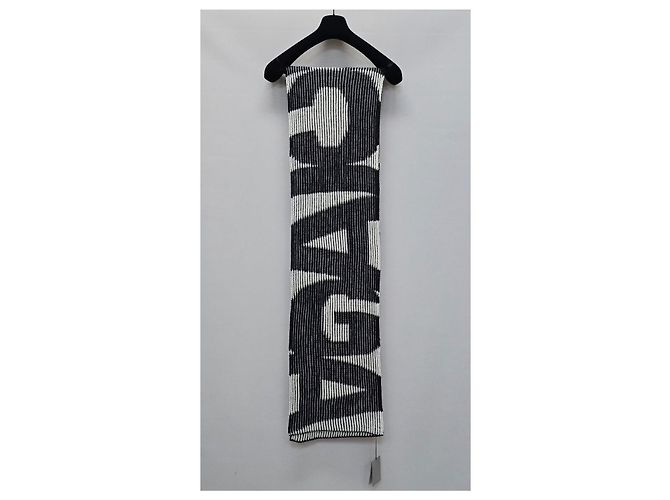 Balenciaga Sciarpa in lana con logo stampato Multicolore - vista 6