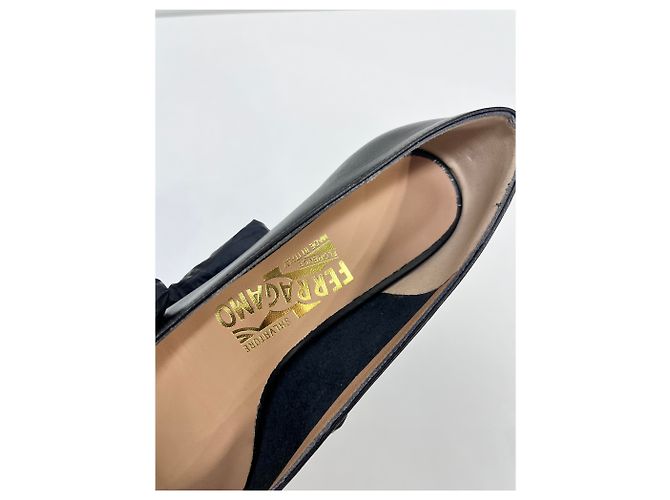 Salvatore Ferragamo Décolleté da donna VARA NERO - vista 8