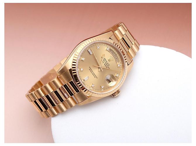 Rolex Orologio Day-Date in oro da uomo Original Tenpoint Unit D'oro - vista 10