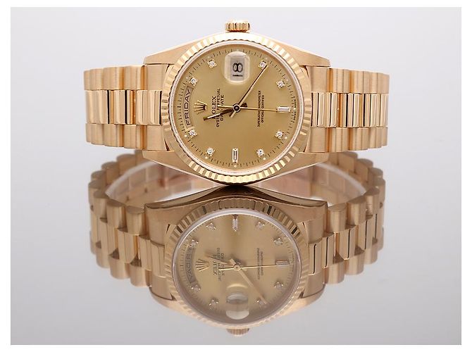 Rolex Orologio Day-Date in oro da uomo Original Tenpoint Unit D'oro - vista 11