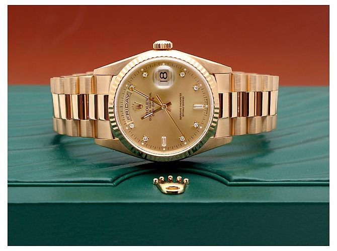 Rolex Orologio Day-Date in oro da uomo Original Tenpoint Unit D'oro - vista 13