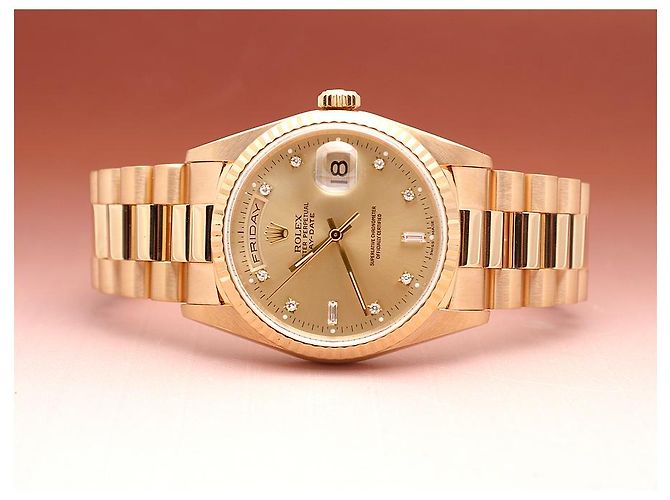 Rolex Orologio Day-Date in oro da uomo Original Tenpoint Unit D'oro - vista 6