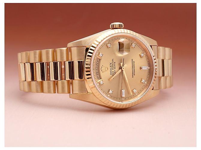 Rolex Orologio Day-Date in oro da uomo Original Tenpoint Unit D'oro - vista 7