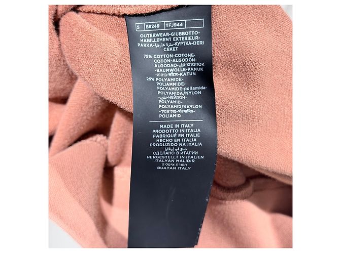 Tom Ford Felpa con cappuccio e zip in velluto a due vie Rosso - vista 7