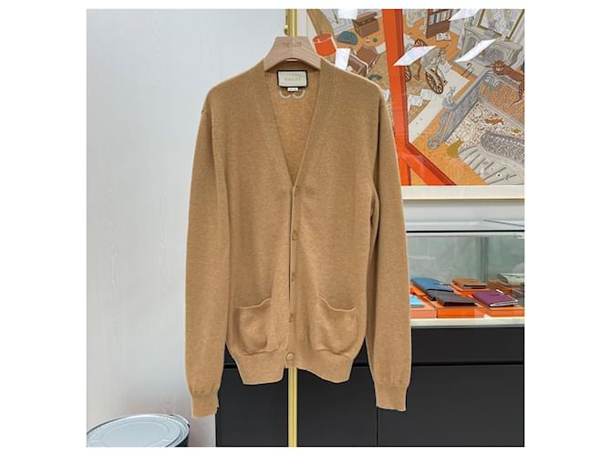 Gucci Wollstrickjacke Camel Braun - Ansicht 2