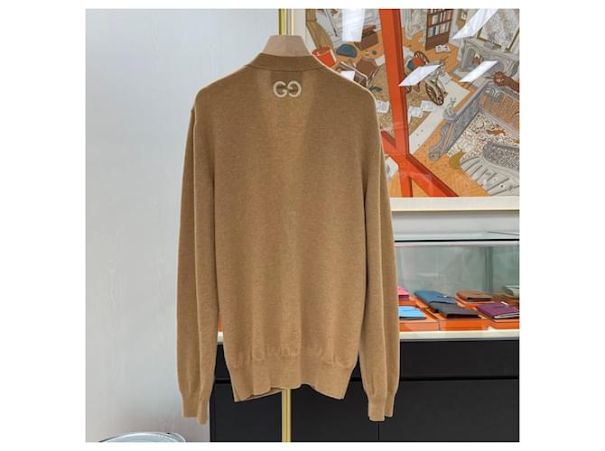 Gucci Wollstrickjacke Camel Braun - Ansicht 5