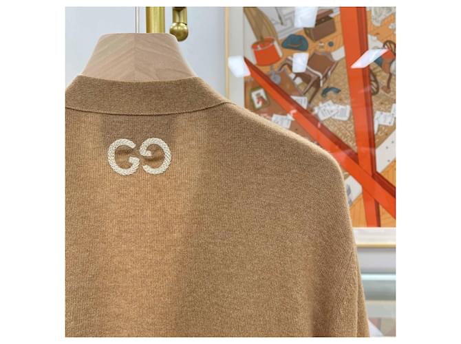 Gucci Wollstrickjacke Camel Braun - Ansicht 6