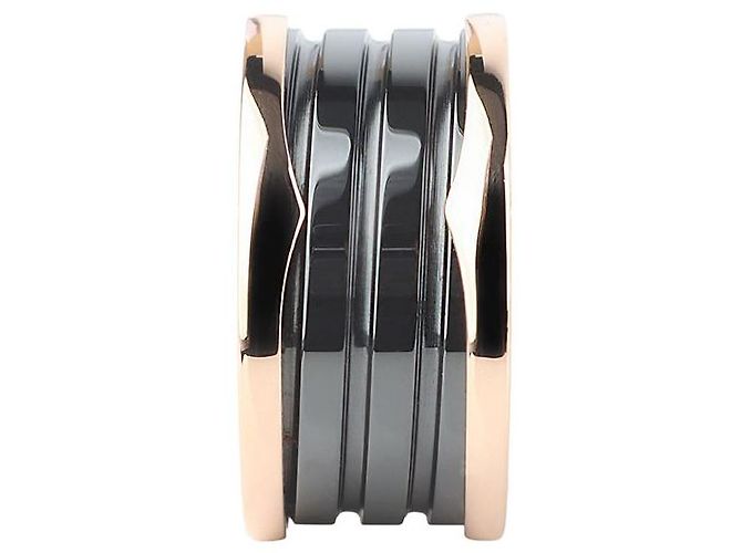 Bulgari Pink Gold Ceramic Ring Size - view 2