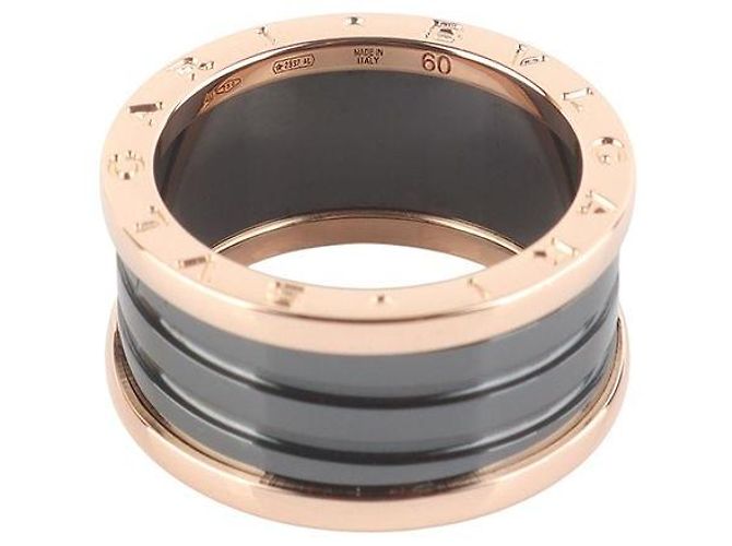 Bulgari Pink Gold Ceramic Ring Size - view 5