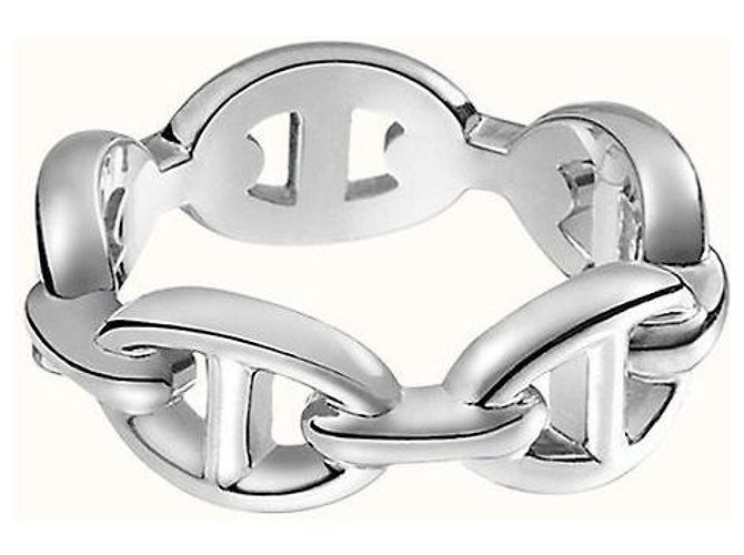 Ring Hermès Anillo Sandal Chaine d'Ancre Plata Multicolor - vista 5