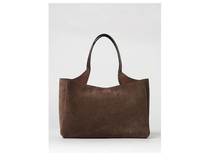 Tod's Zeitloser Wildleder-Tote-Bag in Medium Schwarz - Ansicht 3