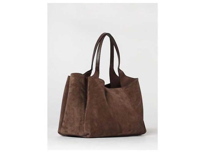 Tod's Zeitloser Wildleder-Tote-Bag in Medium Schwarz - Ansicht 5