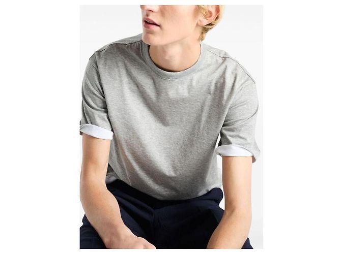 Prada Reversibles Baumwoll-T-Shirt Braun - Ansicht 8